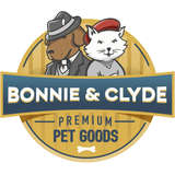 Bonnie and Clyde Pet Goods Logo