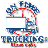 On Time Trucking Logo