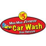 Moo Moo Express Car Wash Logo
